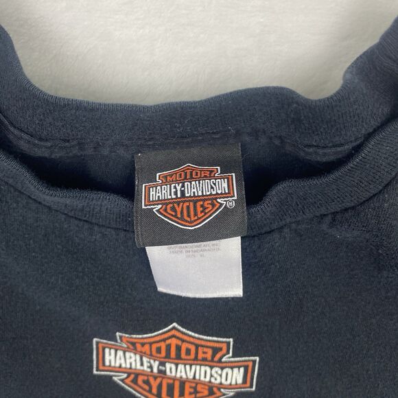 Harley Davidson Ride The Plank Grand Cayman Graphic Shirt Mens Extra Large Black - Picture 7 of 9